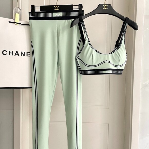 ALO Yoga Green Activewear Set